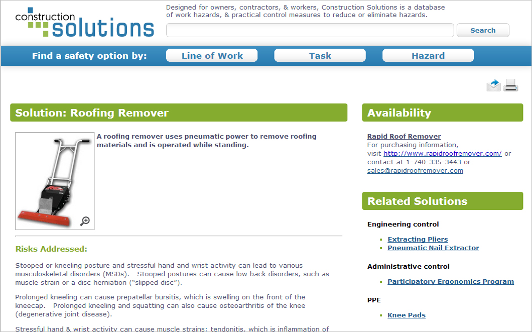Construction Solutions project screenshot