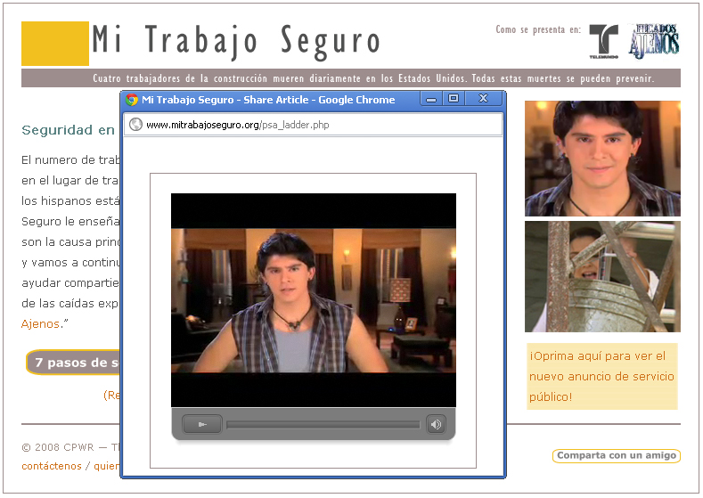 Mi Trabajo Seguro project screenshot